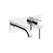 Almar Square Смеситель для раковины, внешняя часть, излив 15,5 см, цвет: chrome E210075.CR