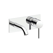 Almar Square Смеситель для раковины, внешняя часть, излив 12,5 см, цвет: chrome E210074.CR