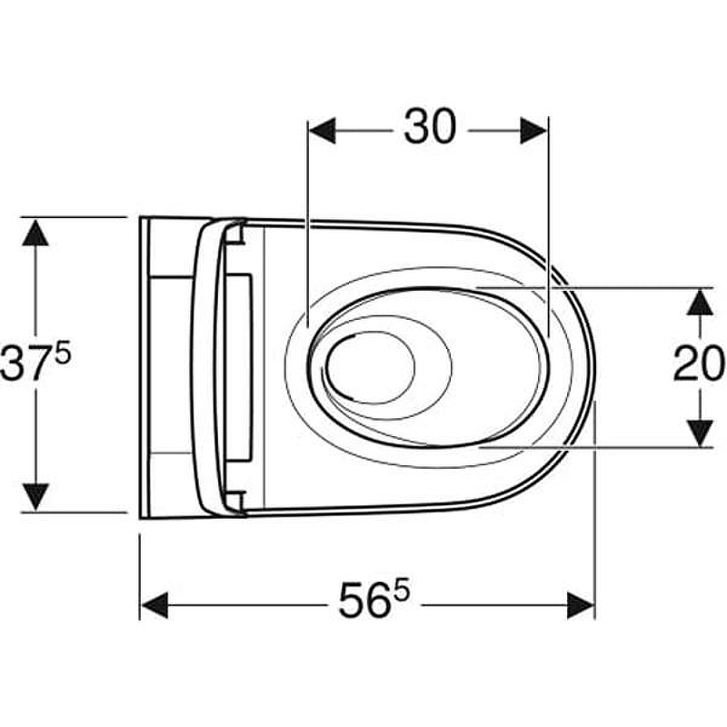 Geberit AquaClean Sela Унитаз-биде подвесной безободковый с крышкой микролифт, цвет: белый глянцевый 146.224.21.1