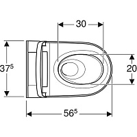 Geberit AquaClean Sela Унитаз-биде подвесной безободковый с крышкой микролифт, цвет: белый глянцевый 146.224.21.1