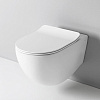 ArtCeram File 2.0 Унитаз подвесной 37x52 см, смыв торнадо, покрытие Saniglaze, цвет: matt white FLV006 05 00