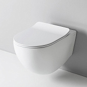 ArtCeram File 2.0 Унитаз подвесной 37x52 см, смыв торнадо, покрытие Saniglaze, цвет: glossy white FLV006 01 00