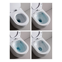 ArtCeram File 2.0 Унитаз подвесной 37x52 см, смыв торнадо, покрытие Saniglaze, цвет: matt black FLV006 17 00