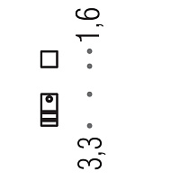 Colombo MiniQ Крючок, цвет: stainless steel CD127.HPS1