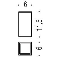 Colombo MiniQ Стакан настольный, цвет: PVD matt gold B1643.OM