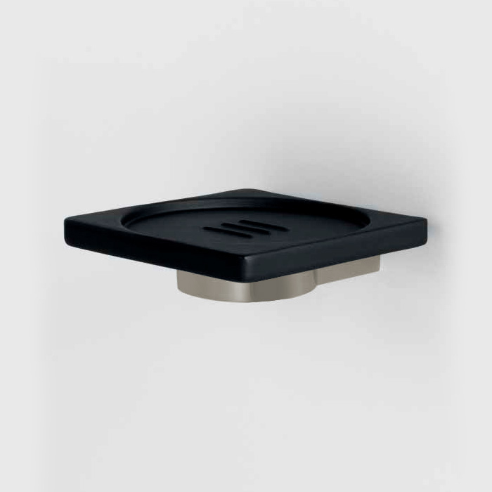 Colombo MiniQ Мыльница с композитной чашей, подвесная, цвет: stainless steel B5001.HPS1-RNE