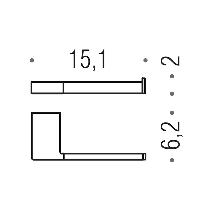 Colombo MiniQ Держатель для DX, цвет: matt black B5008D.NM