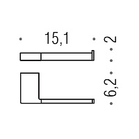 Colombo MiniQ Держатель для DX, цвет: matt black B5008D.NM