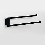 Colombo MiniQ Полотенцедержатель двойной 33 см, цвет: matt black B5012.NM