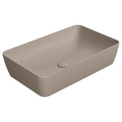 GSI Nubes Раковина чаша 60x38x14h см, без перелива и отверстия под смеситель, цвет: tortora matte 903605