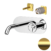 Remer Chrono Смеситель для раковины встраиваемый, внешняя часть, цвет: oro spazzolato CH15LKBBG