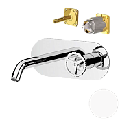 Remer Chrono Смеситель для раковины встраиваемый, внешняя часть, цвет: bianco opaco CH15LKBBO