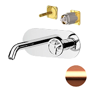 Remer Chrono Смеситель для раковины встраиваемый, внешняя часть, цвет: rame spazzolato CH15LKBRP