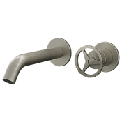 Remer Chrono Смеситель для раковины, излив 18,5 см, с внутренней частью, цвет: visual inox CH15PLXV