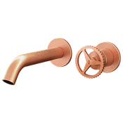 Remer Chrono Смеситель для раковины без д/к, излив 17 см, с внутренней частью, цвет: rame spazzolato CH15PRP