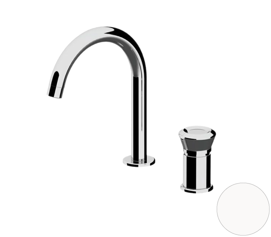 Remer Element Смеситель для раковины, без д/к, высота излива 14,2 см, цвет: bianco opaco ET57BO