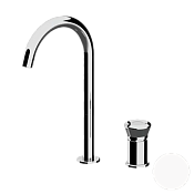 Remer Element Смеситель для раковины, без д/к, высота излива 24,2 см, цвет: bianco opaco ET57LBO