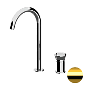 Remer Element Смеситель для раковины, без д/к, высота излива 24,2 см, цвет: oro lucido ET57LDO