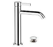 Remer Metrica Смеситель для раковины, с донным клапаном, излив 14,1 см, цвет: cromo MC10ACC