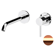 Remer Metrica Смеситель для раковины, с внутренней частью, цвет: rame spazzolato MC15PRP
