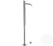 Remer Metrica Смеситель для раковины напольный, д/к, излив 18 см, цвет: bianco opaco MC18BO