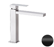 Remer Q-Design Смеситель для раковины, без донного клапана, высота излива 17,5 см, цвет: nero opaco QD11LNO