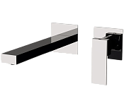 Remer Q-Design Смеситель для раковины, излив 21,5 см, с внутренней частью, цвет: cromo QD15PL