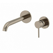 Remer X Style Смеситель для раковины, излив 18,3 см, с внутренней частью, цвет: visual inox X15PLXV