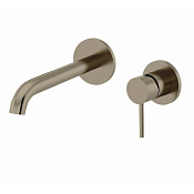 Remer X Style Смеситель для раковины, излив 15,8 см, с внутренней частью, цвет: visual inox X15PXV