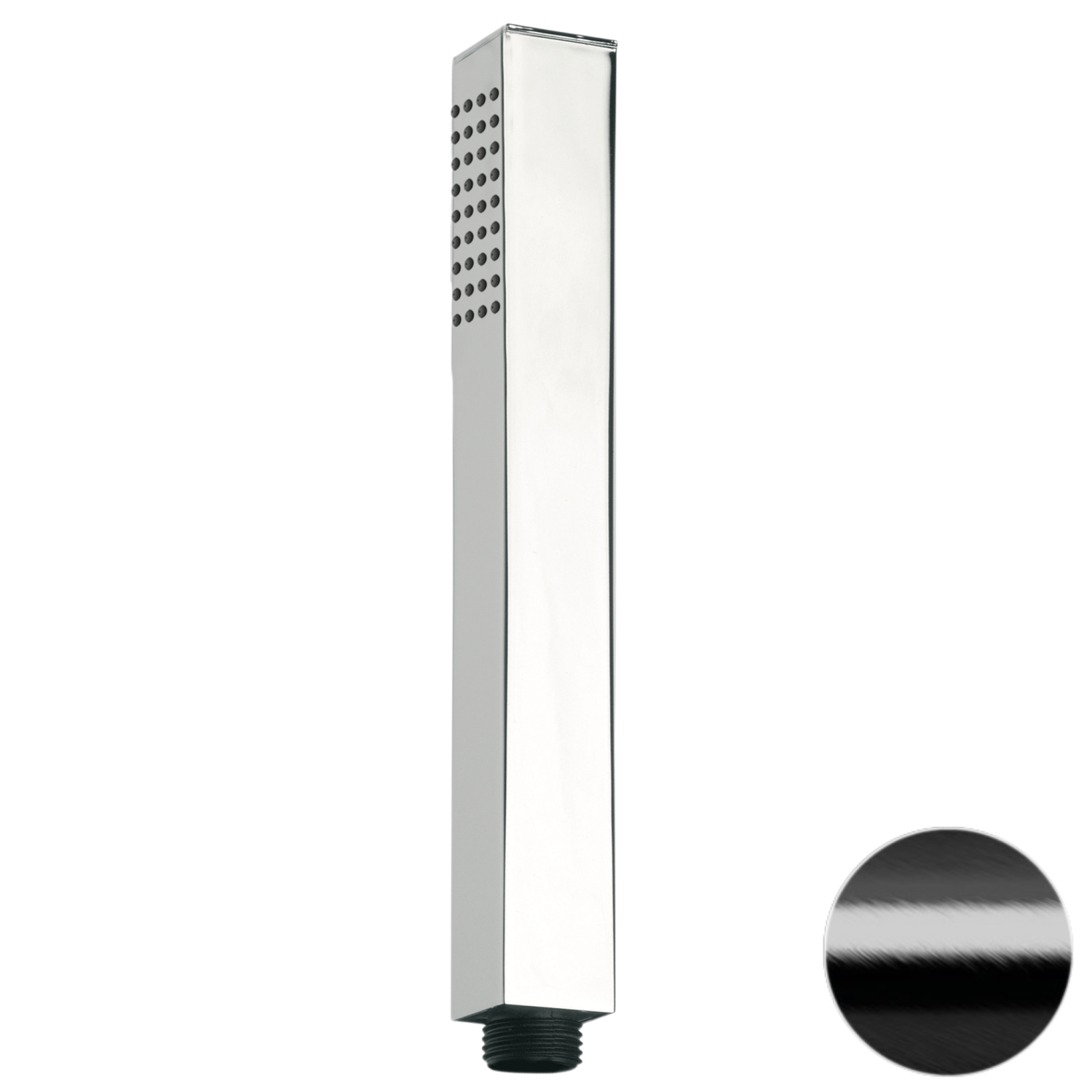 Remer Ручной душ 1 вид струи, цвет: cromo nero spazzolato 317AUCFPX