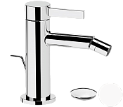 Remer Metrica Смеситель для биде, с донным клапаном, цвет: bianco opaco MC20BO