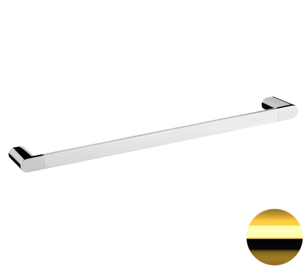 Remer Lounge Полотенцедержатель 60 см, подвесной, латунь, цвет: oro lucido LN30DO