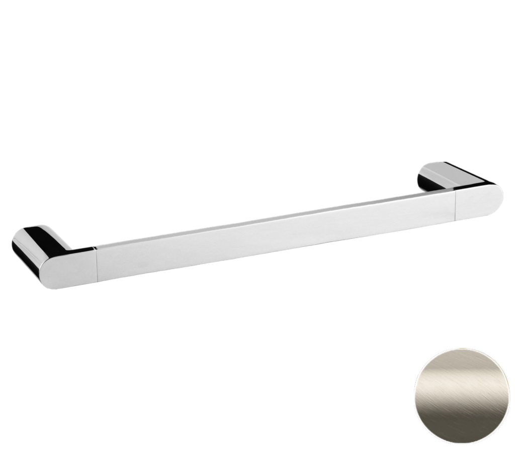 Remer Lounge Полотенцедержатель 40 см, подвесной, латунь, цвет: visual inox LN40XV