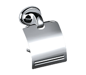 Remer 900 Держатель туалетной бумаги с крышкой, подвесной, цвет: cromo NV60CR