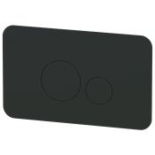 Remer Кнопка смыва для унитаза, нержавеющая сталь, цвет: nero opaco RB810NO