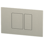Remer Inox Accessories Кнопка смыва для унитаза, нержавеющая сталь, цвет: inox spazzolato SSRB820