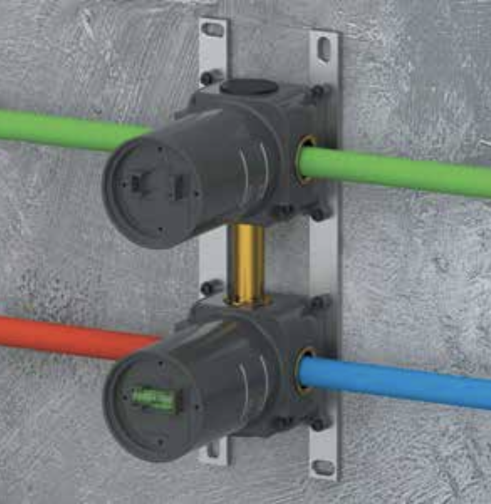 Remer Скрытая часть вертикальная на 2 потребителя WBOX92