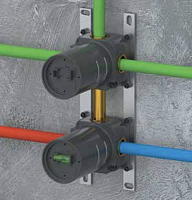 Remer Скрытая часть вертикальная на 3 потребителя WBOX93