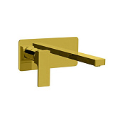 Remer Absolute Смеситель для раковины встраиваемый, излив 20 см, цвет: oro spazzolato AU15BG
