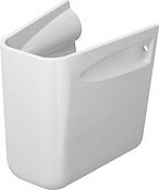 Duravit D-Code Полупьедестал для раковины подвесной 24,5x28 см, цвет: белый глянцевый 08571800002