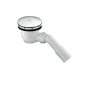 Kludi Tasso 90 Сливной гарнитур для поддонов, 9 см, цвет: белый/хром 2109805-00