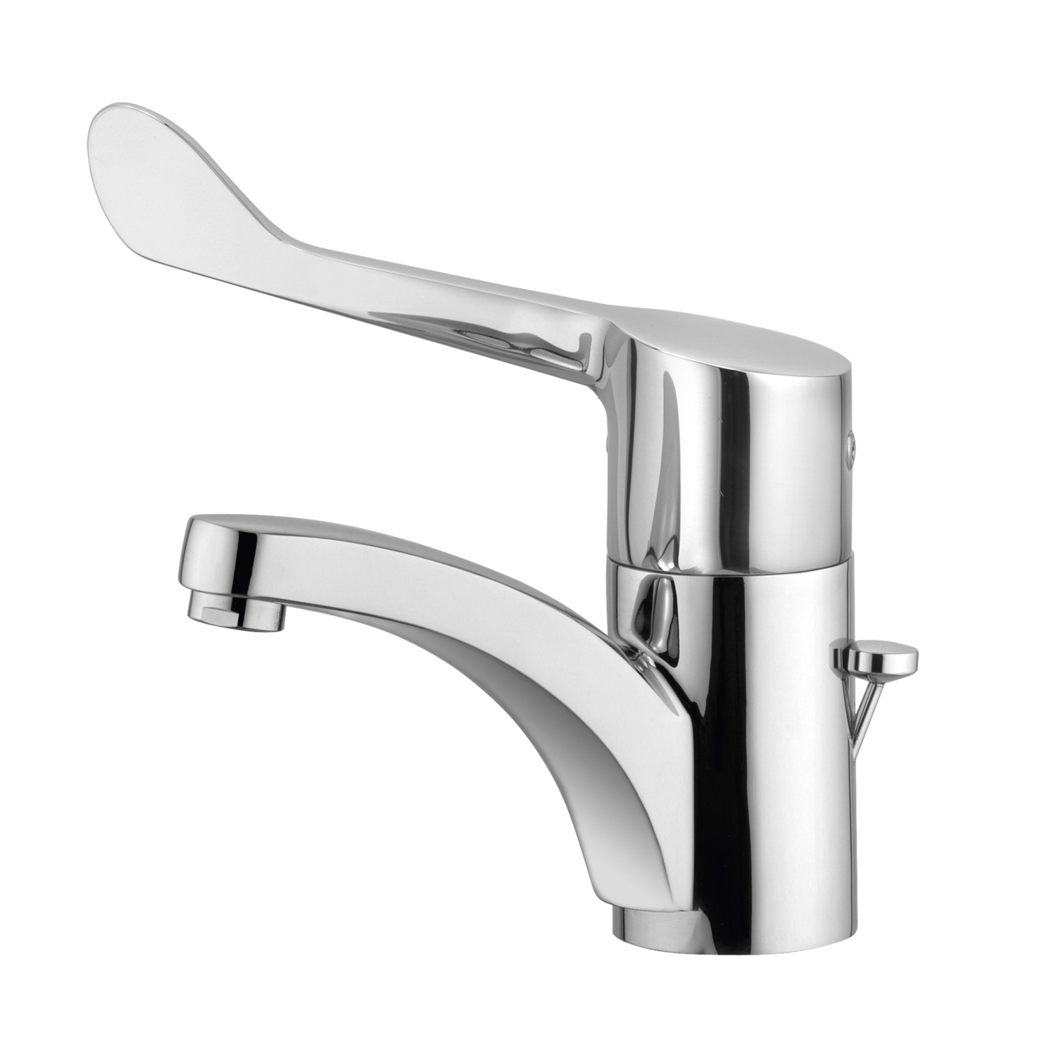 Kludi Medi Care Смеситель для раковины, c д/к, длина излива 15 см, цвет: хром 341150524