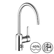Kludi Bingo Star Смеситель для кухни, с поворотным изливом, с дополнительным краном, цвет: хром 428360578