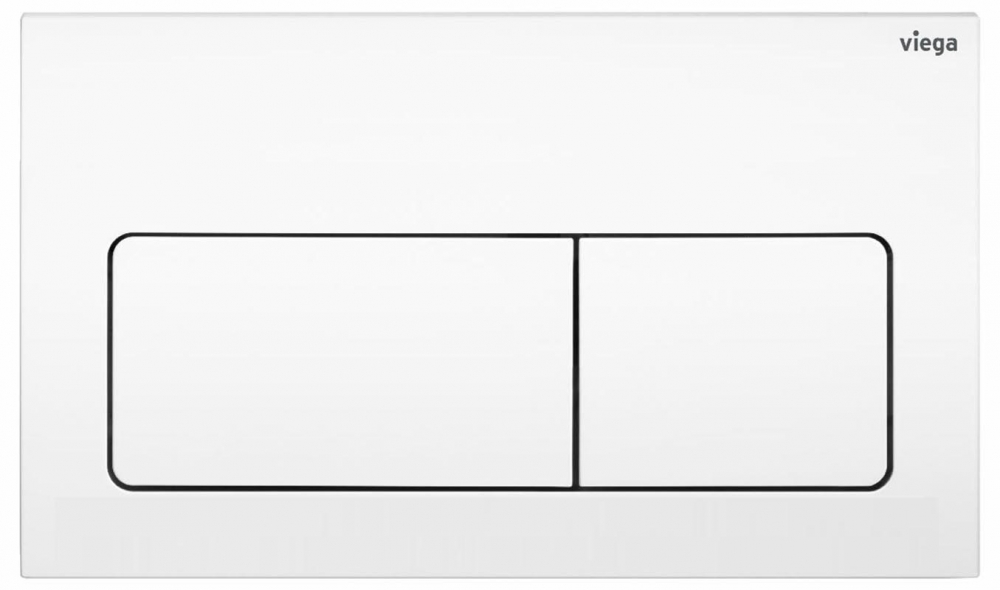 Viega Prevista Клавиша смыва 22x1x13h см, цвет: белый 773731