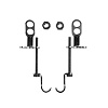 Duravit Starck 1 Крепление для полупьедестала 0055030000