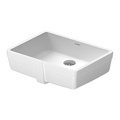Duravit Vero Раковина встраиваемая снизу 46,5x35 см, с переливом, WonderGliss, цвет: белый 03304300001