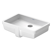 Duravit Vero Раковина встраиваемая снизу 52,5x35,5 см, с переливом, WonderGliss, цвет: белый 03304800001