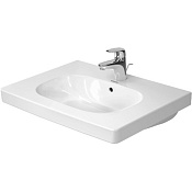 Duravit D-Code Раковина подвесная 65x48,5 см, с переливом, без донного клапана, цвет: белый 03426500002