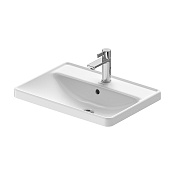Duravit D-Neo Раковина встраиваемая сверху 60x44 см, с переливом, WonderGliss, цвет: белый 03576000271