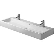 Duravit Vero Раковина подвесная 120x47 см, с переливом, без донного клапана, цвет: белый 0454120024